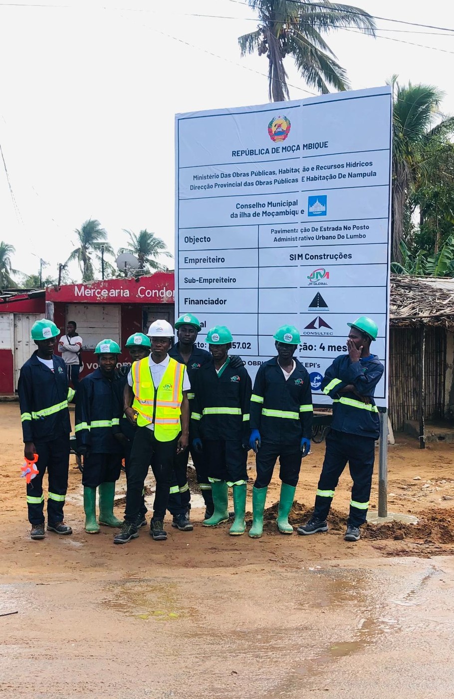 JM Global executa a sua primeira estrada em pavê no Município da Ilha de Moçambique